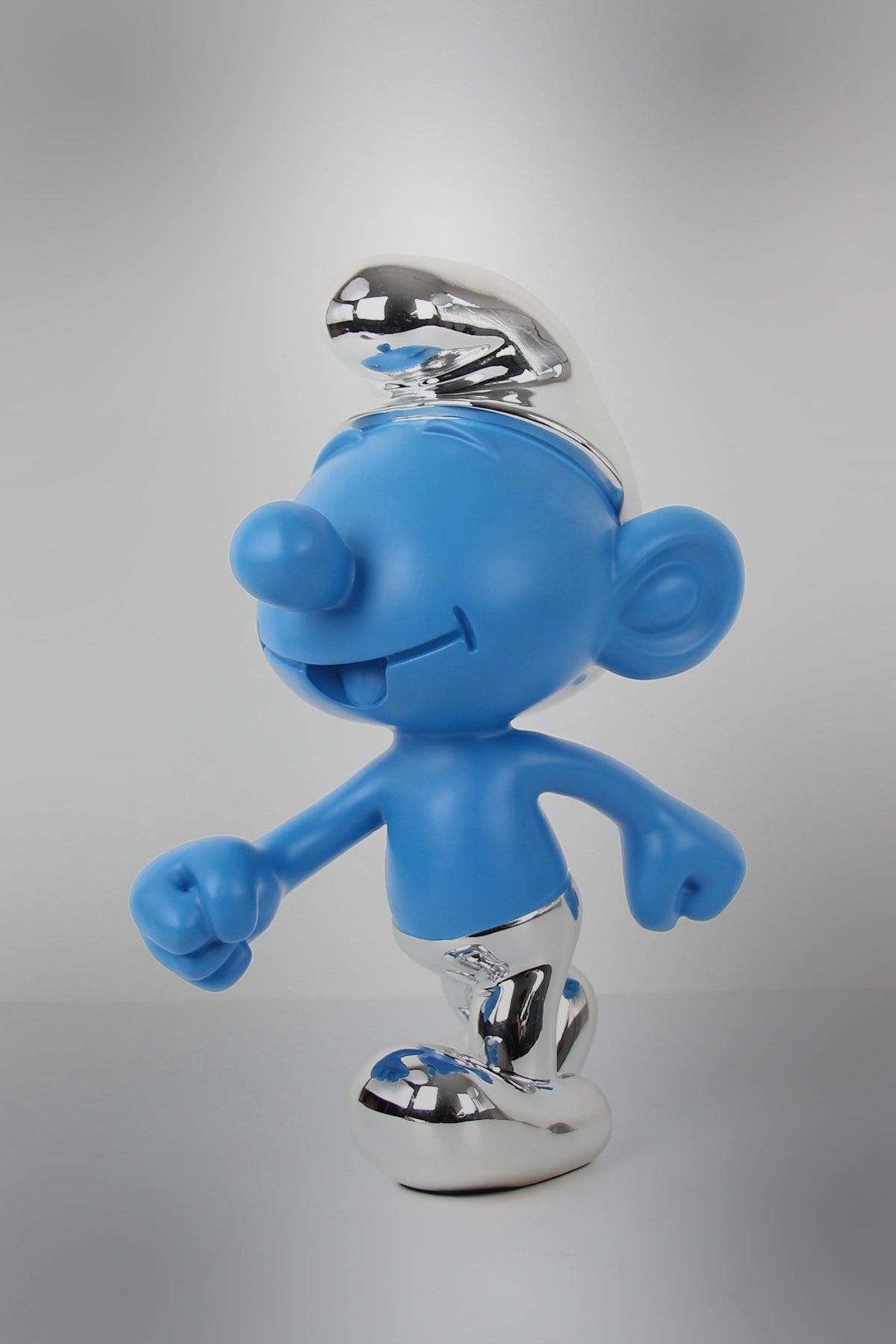 Blue Smurf Sculpture