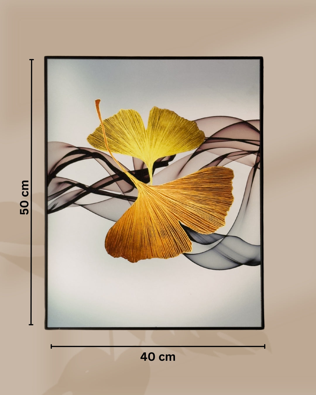 Ginkgo Leaf Wall Art Canvas Painting